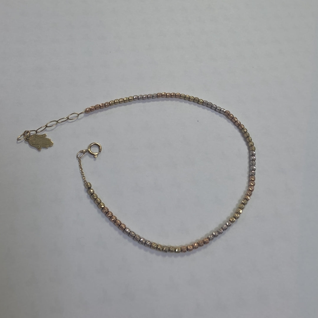 PULSERA ORO, ORO COMBINADO 14 K 2.8 GRMS (SEMINUEVO)