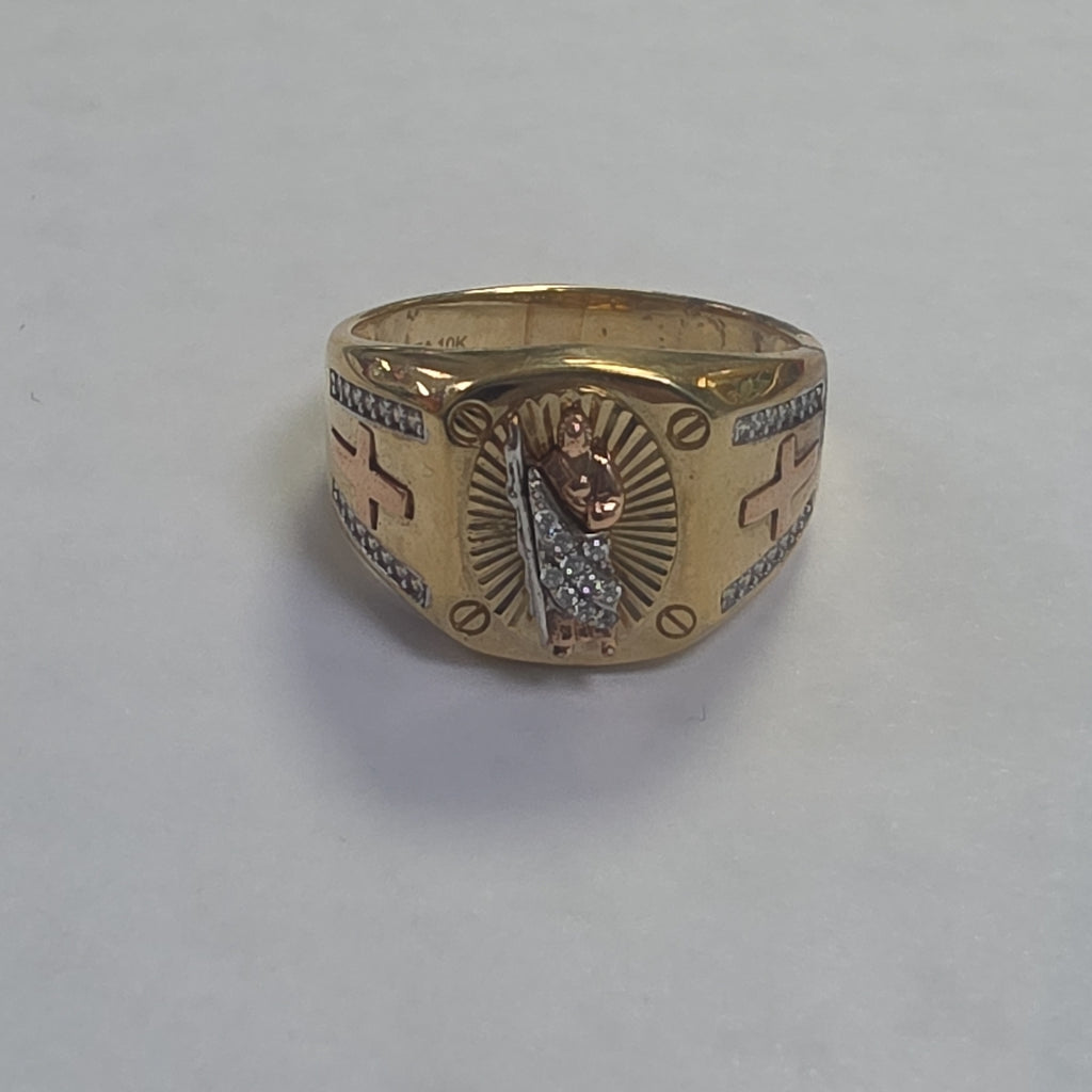 ANILLO ORO 10 K 5.9 GRMS (SEMINUEVO)