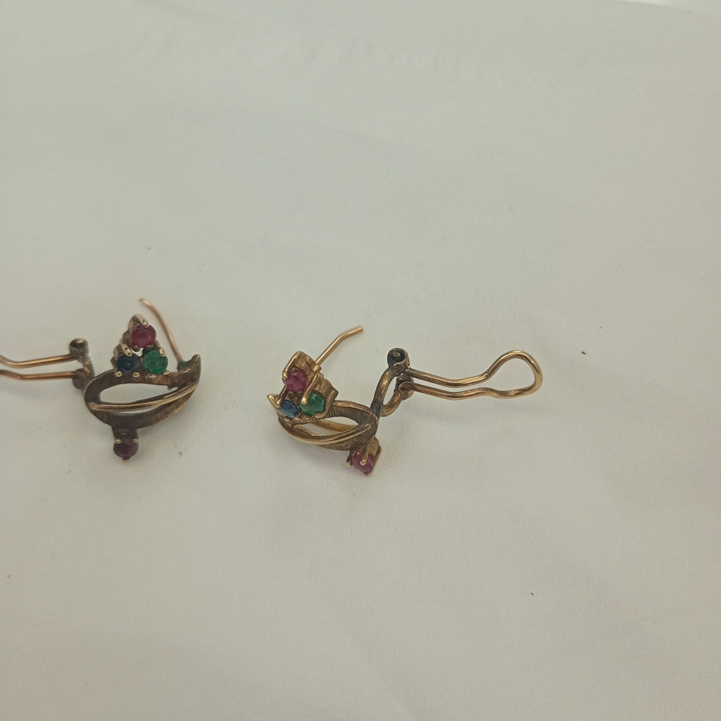 ARETES PAR ORO 8 K 2.4 GRMS (SEMINUEVO)