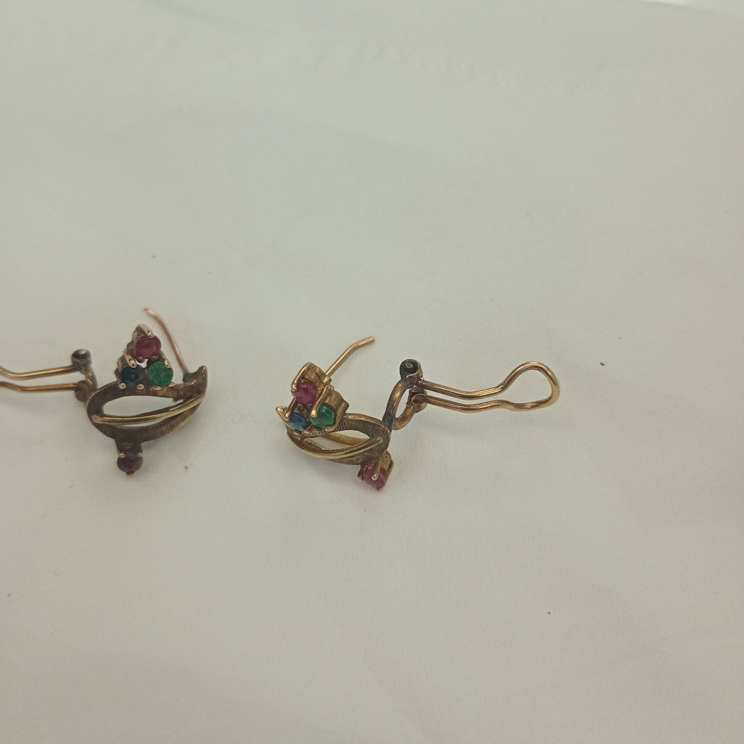 ARETES PAR ORO 8 K 2.4 GRMS (SEMINUEVO)