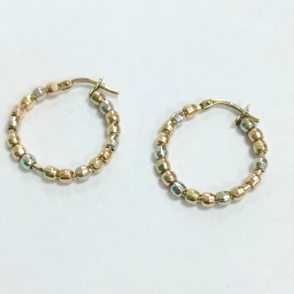 ARRACADAS PAR ORO 8 K 3,30 GRMS (SEMINUEVO)