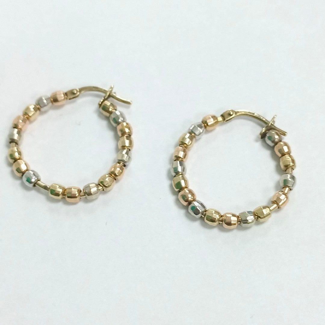 ARRACADAS PAR ORO 8 K 3,30 GRMS (SEMINUEVO)