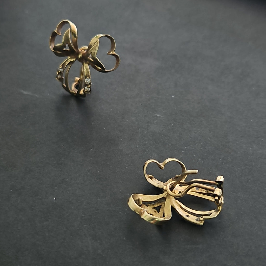 ARETES PAR ORO 10 K 4,10 GRMS (SEMINUEVO)