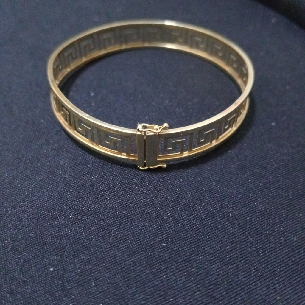 PULSERA RIGIDA ORO 10 K 8,20 GRMS (SEMINUEVO)