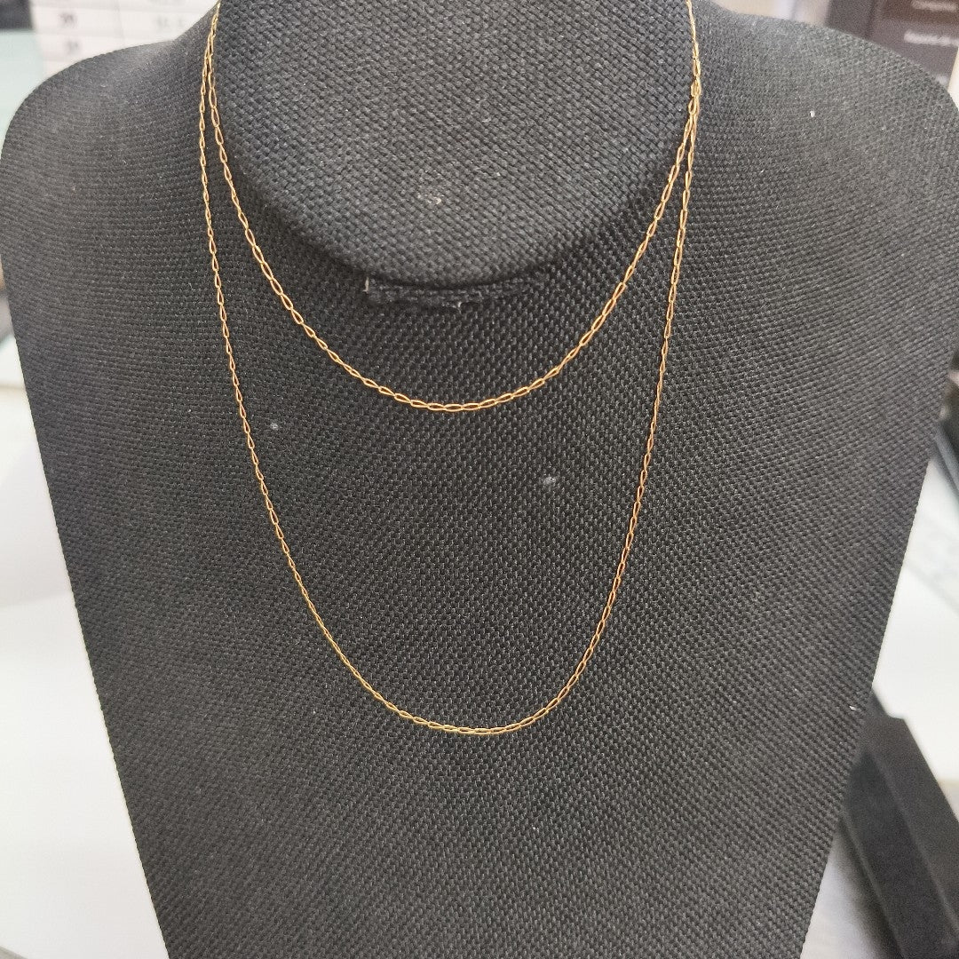 CADENA ORO 10 K 1.1 GRMS (SEMINUEVO)