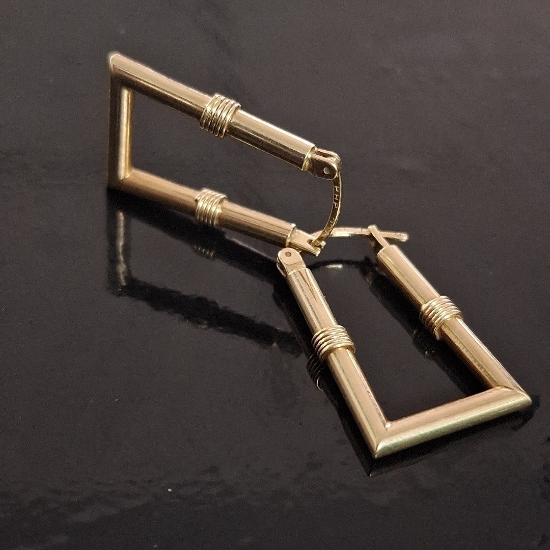 ARETES PAR ORO 14 K 3,50 GRMS (SEMINUEVO)