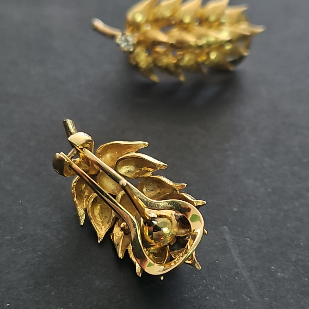 ARETES PAR ORO 18 K 11.1 GRMS (SEMINUEVO)