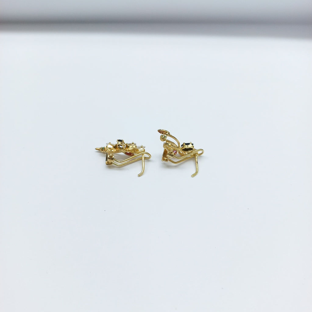 ARETES PAR ORO 14 K 3,00 GRMS (SEMINUEVO)