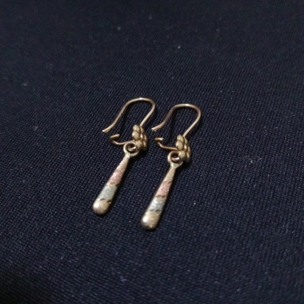 ARETES PAR ORO 10 K 1,10 GRMS (SEMINUEVO)
