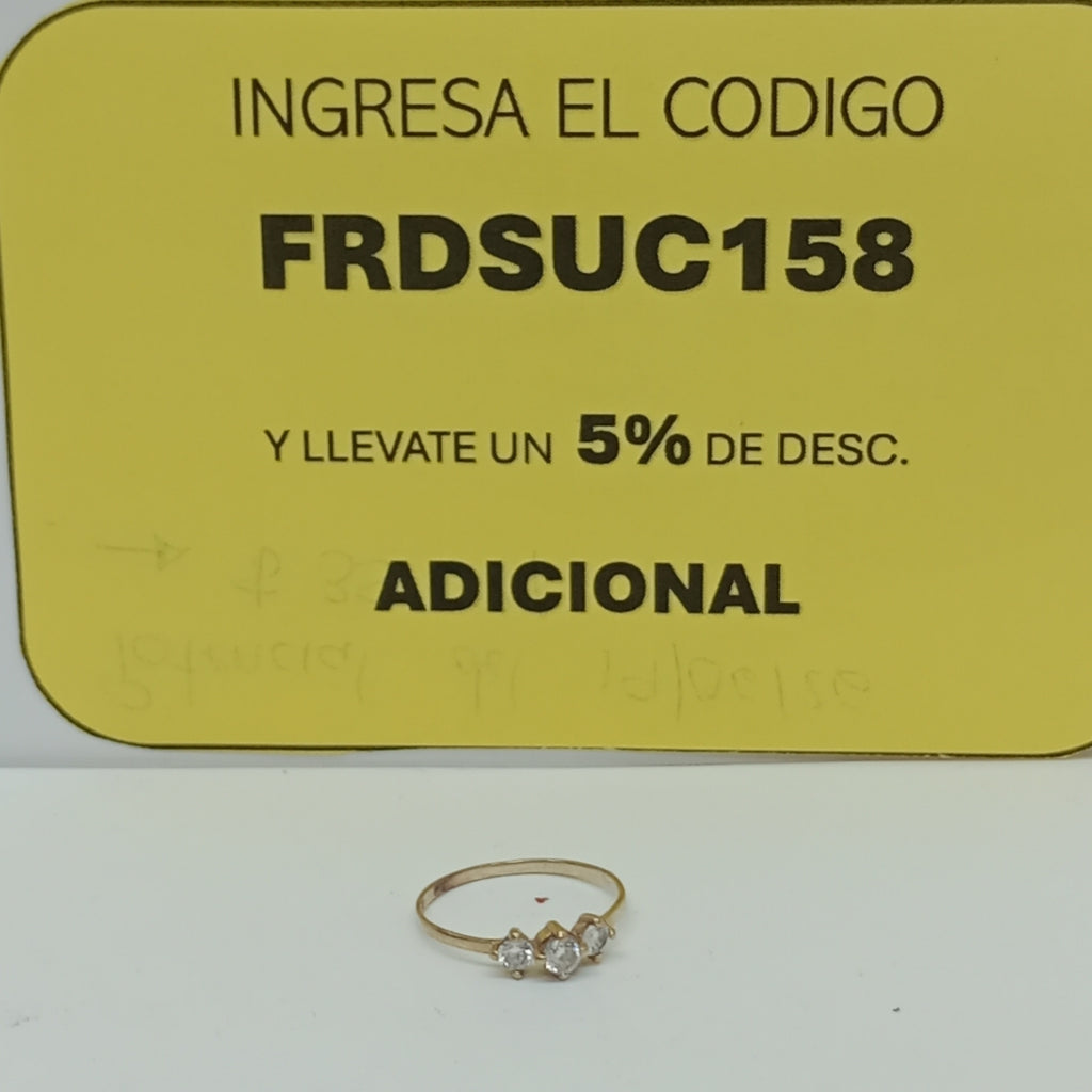 ANILLITO ORO 10 K 0,70 GRMS (SEMINUEVO)