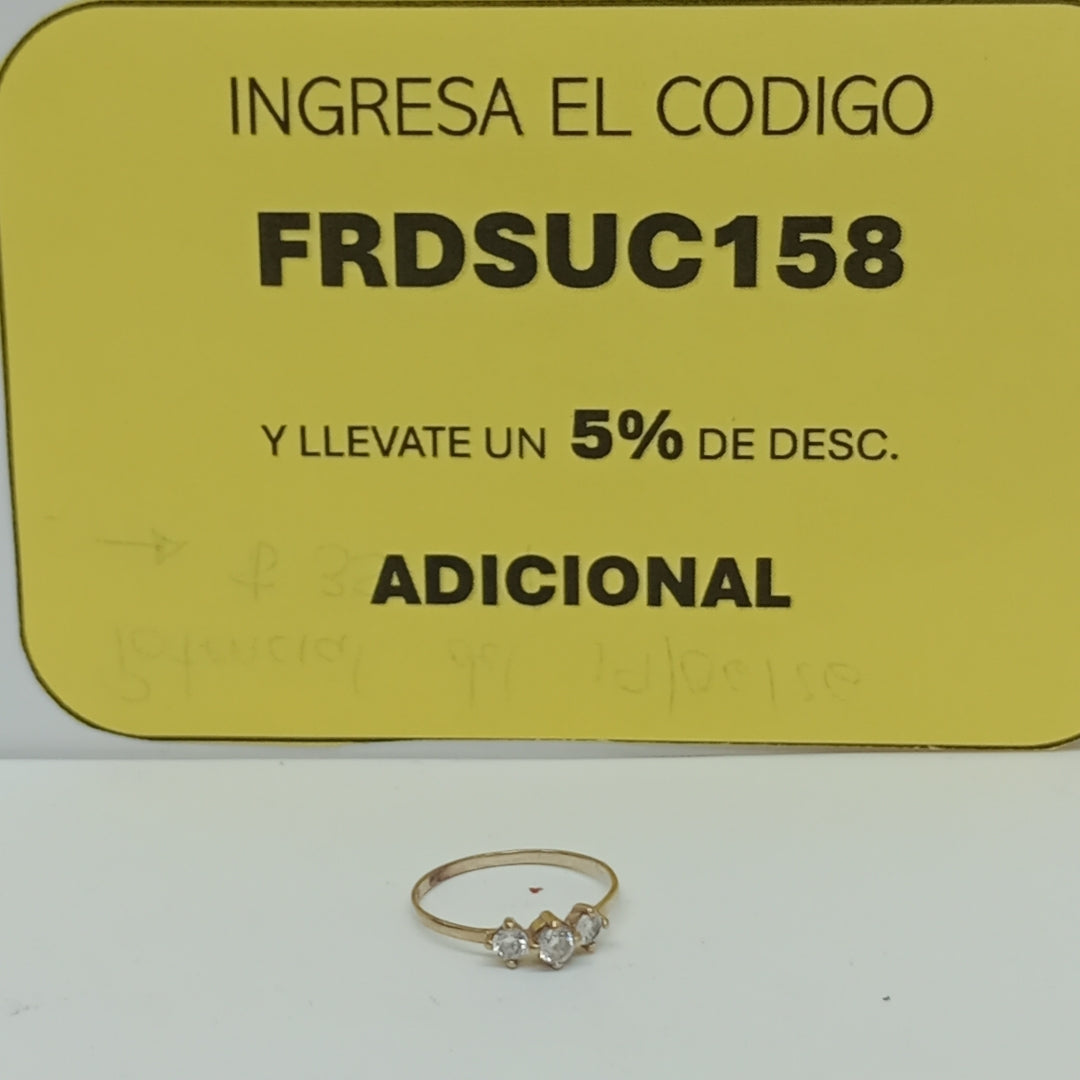ANILLITO ORO 10 K 0,70 GRMS (SEMINUEVO)
