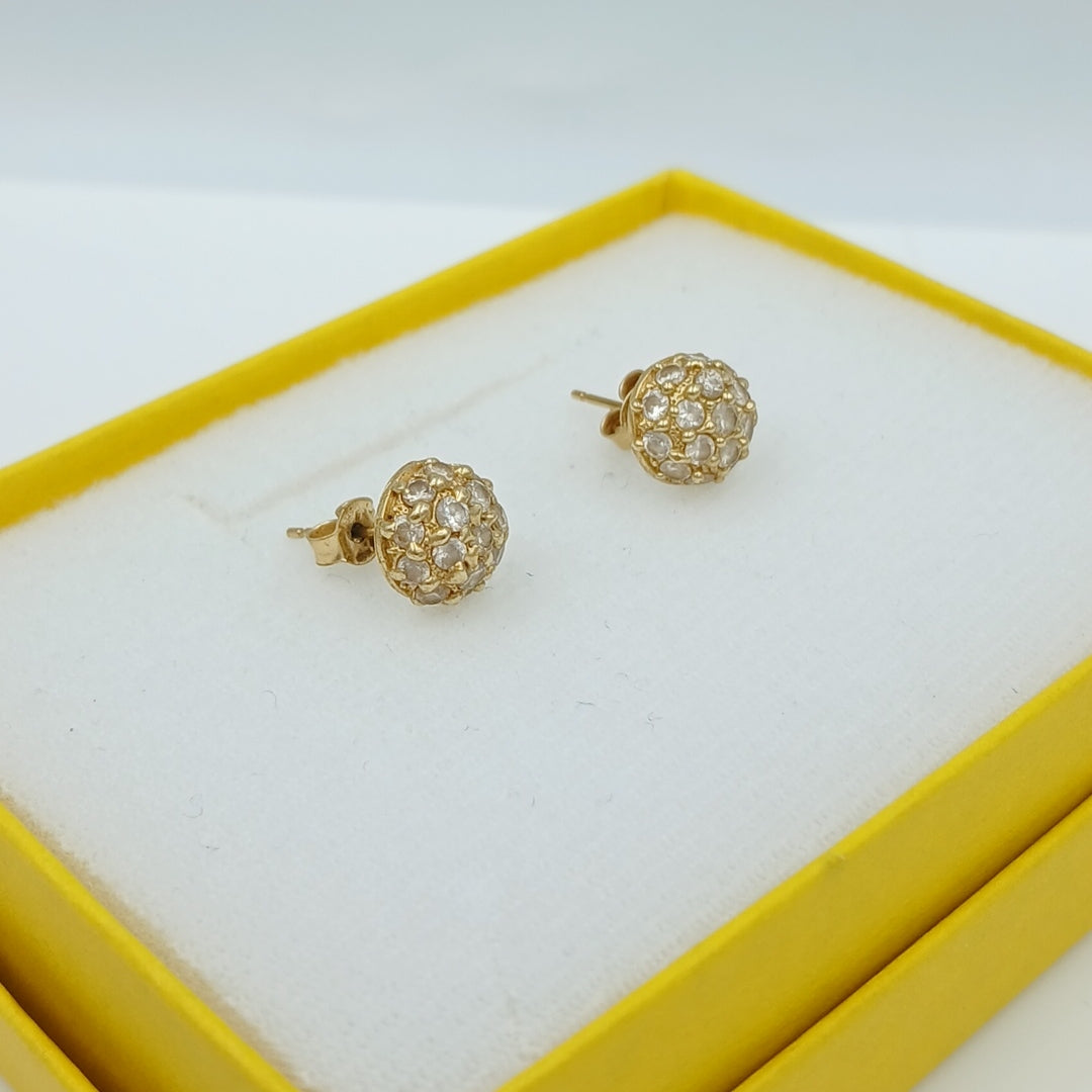 BROQUELES PAR ORO 14 K 2,60 GRMS (SEMINUEVO)
