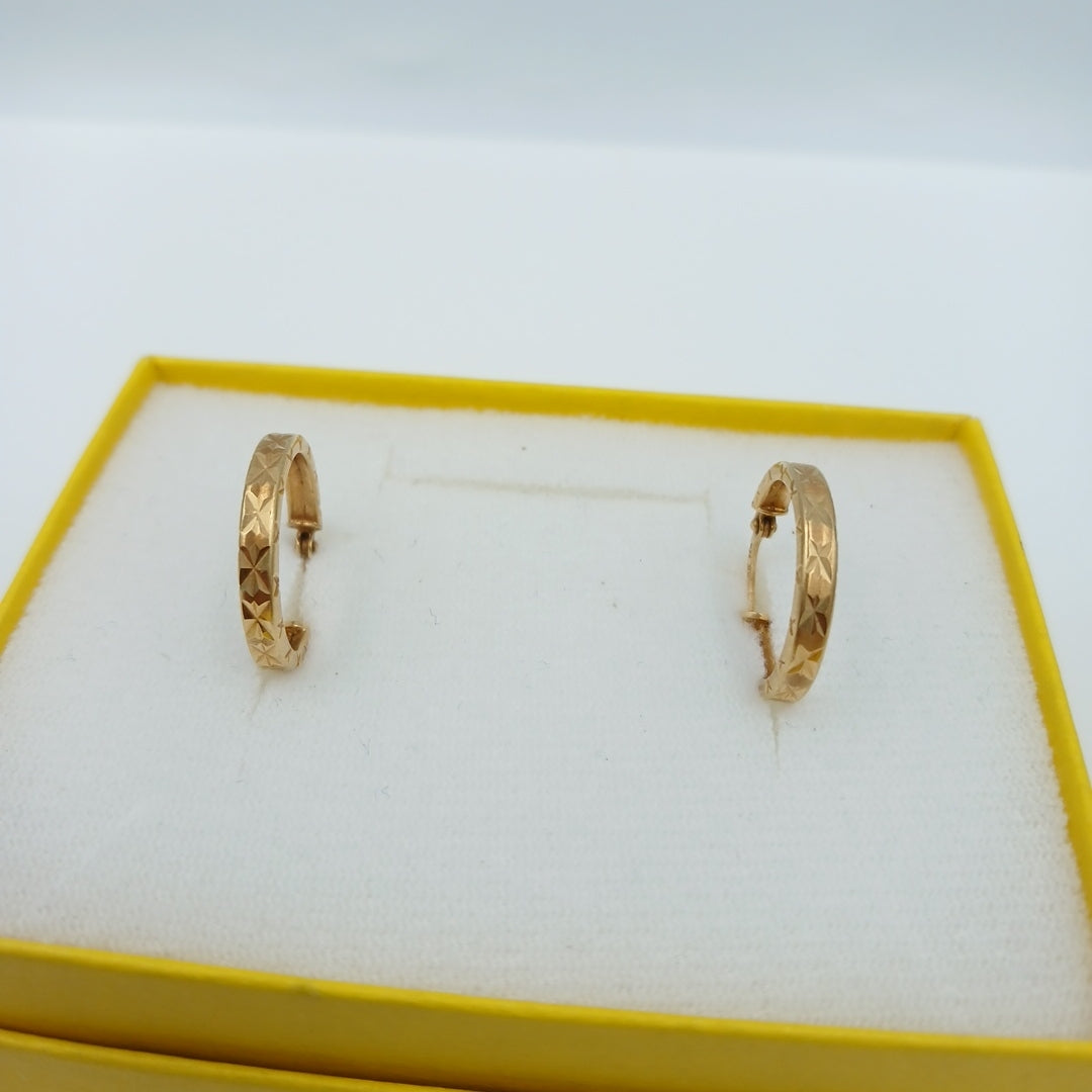 ARRACADAS PAR ORO 14 K 2,40 GRMS (SEMINUEVO)