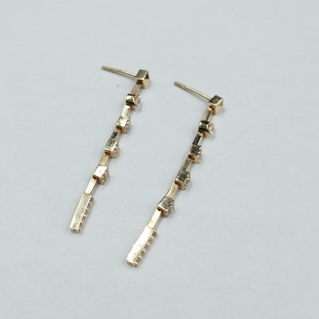 BROQUELES PAR ORO 14 K 2,70 GRMS (SEMINUEVO)