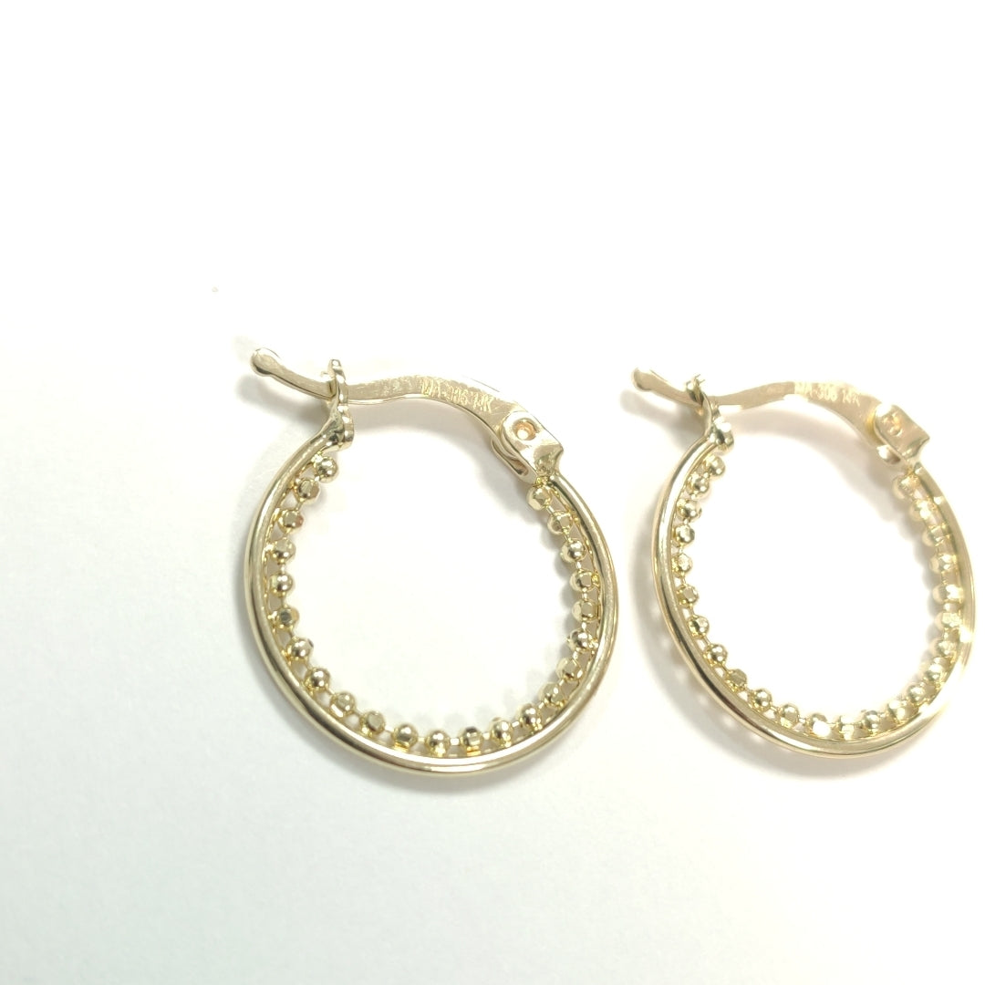 ARRACADAS ORO 14K 1.7 (NUEVO)