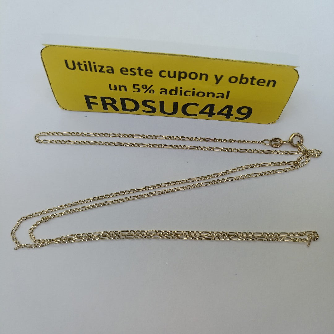CADENA ORO 14 K 2,50 GRMS (SEMINUEVO)