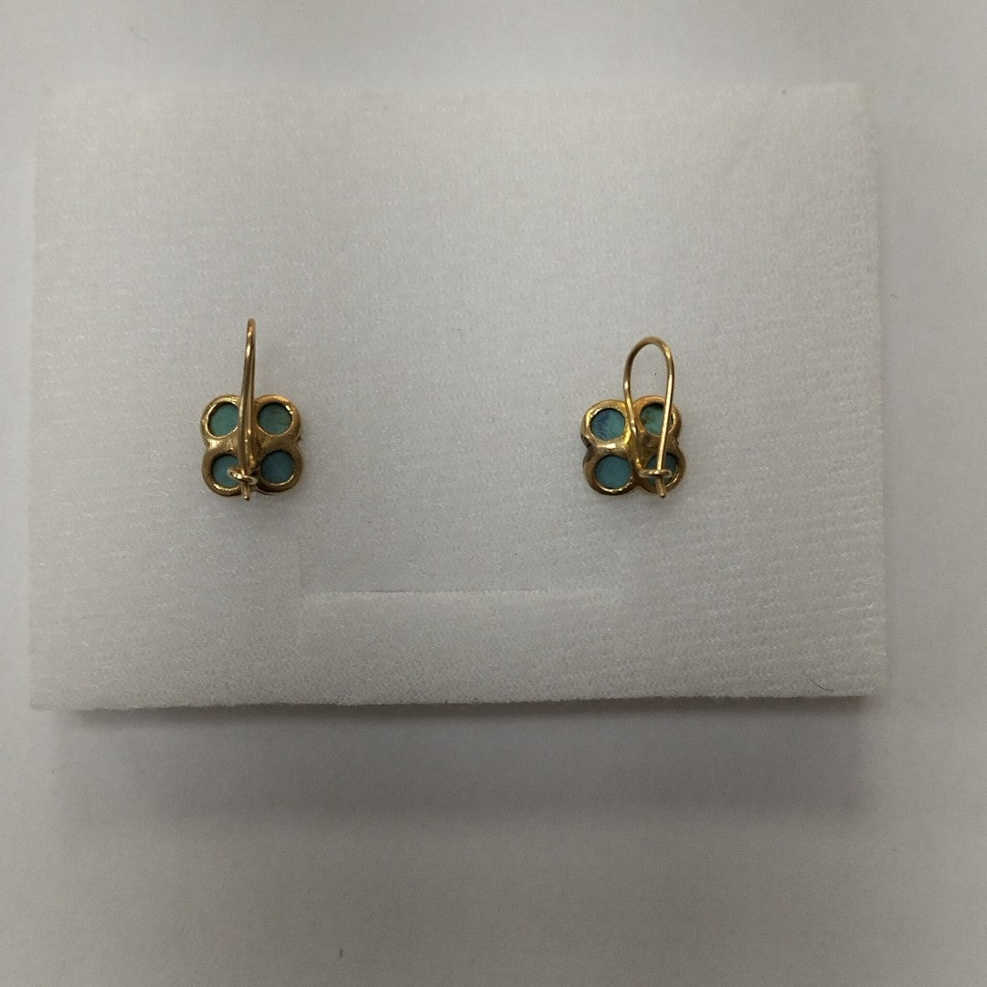 ARETES PAR ORO 14 K 1.9 GRMS (SEMINUEVO)