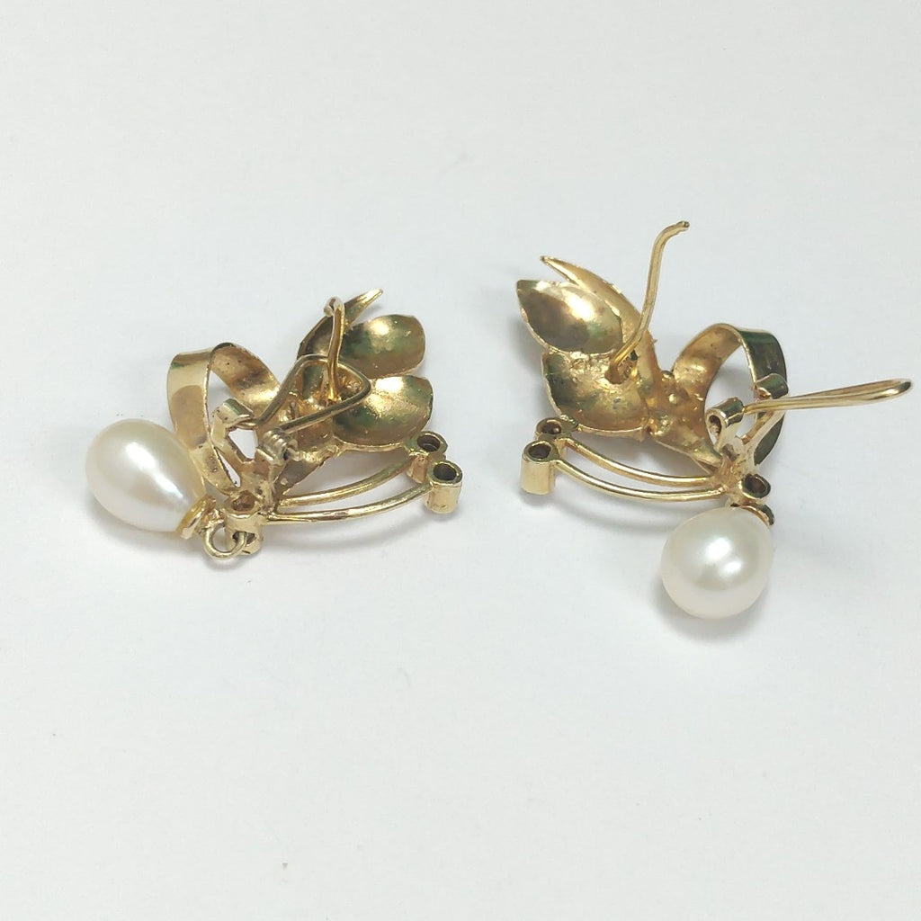 ARETES PAR ORO 14 K 6 GRMS (SEMINUEVO)