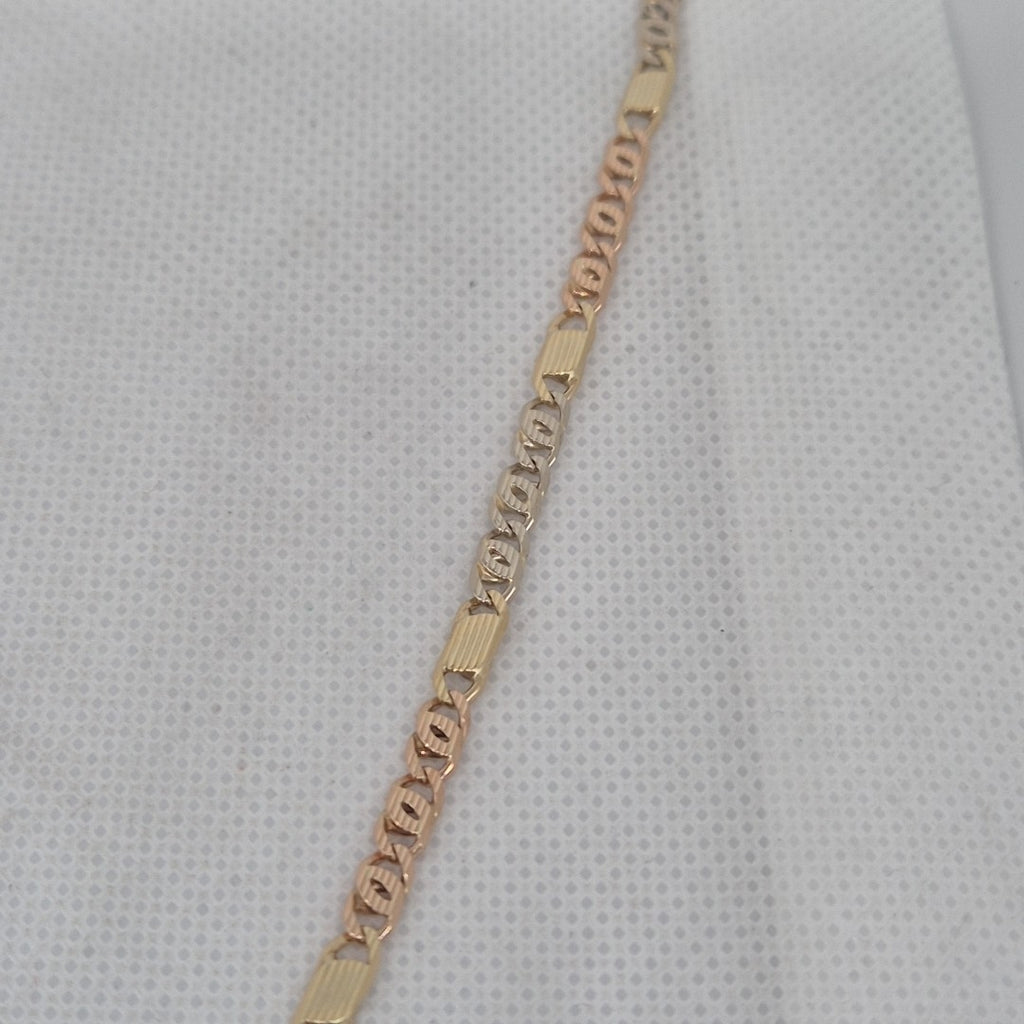CADENA ORO COMBINADO 10 K 17.8 GRMS (SEMINUEVO)