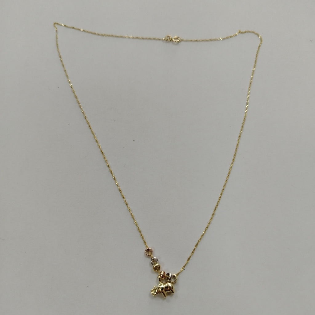 GARGANTILLA ORO 10 K 1,40 GRMS (SEMINUEVO)