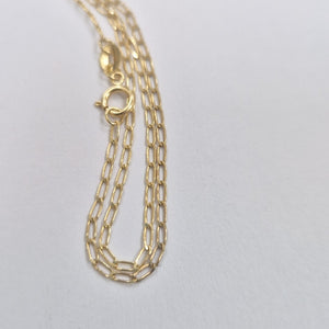 CADENAS TEJIDO ESLABONES ORO 10K 55 CM 1.9 GR (NUEVO)