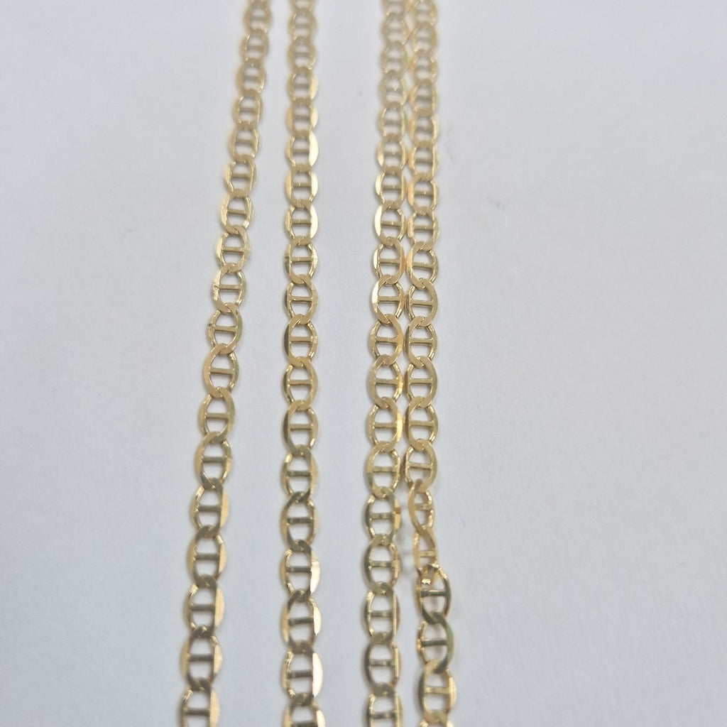 CADENAS TEJIDO GUCHI ORO 10K 60 CM 5.1 GR (NUEVO)