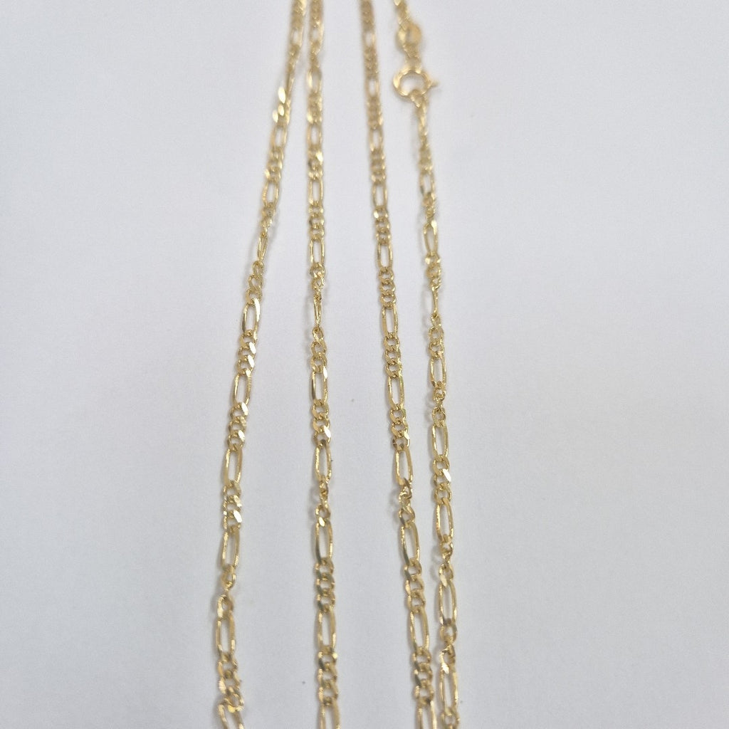CADENAS TEJIDO 3X1 ORO 10K 55 CM 3.2 GR (NUEVO)