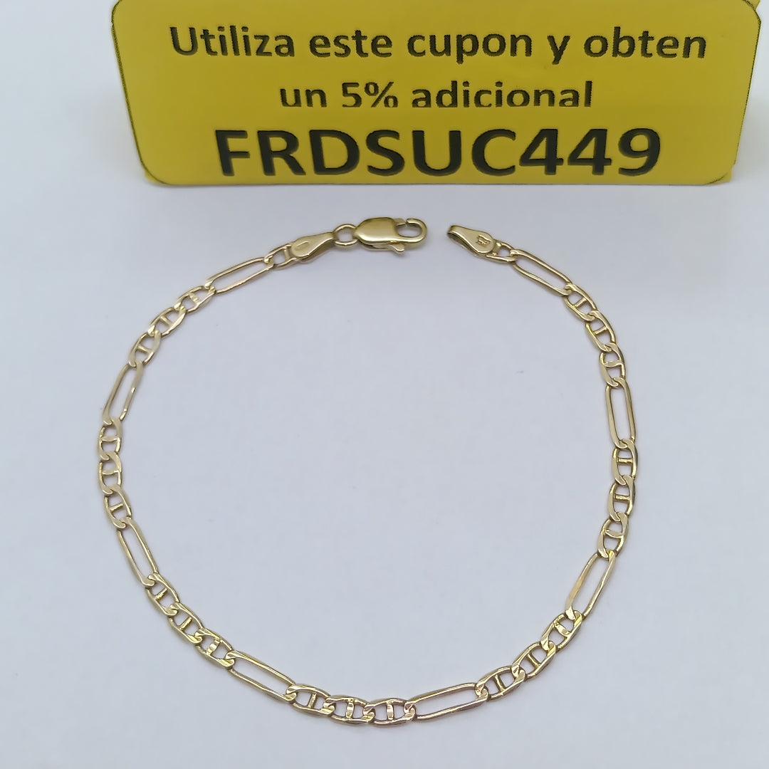 PULSERA ORO 14 K 2.9 GRMS (SEMINUEVO)