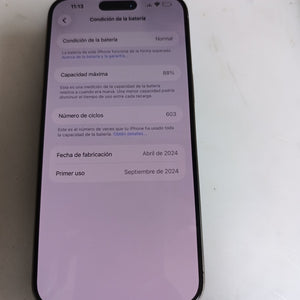 CELULAR APPLE IPHONE 15 PRO MAX A3105 (2023) 256 GB 8 GB RAM (SEMINUEVO)