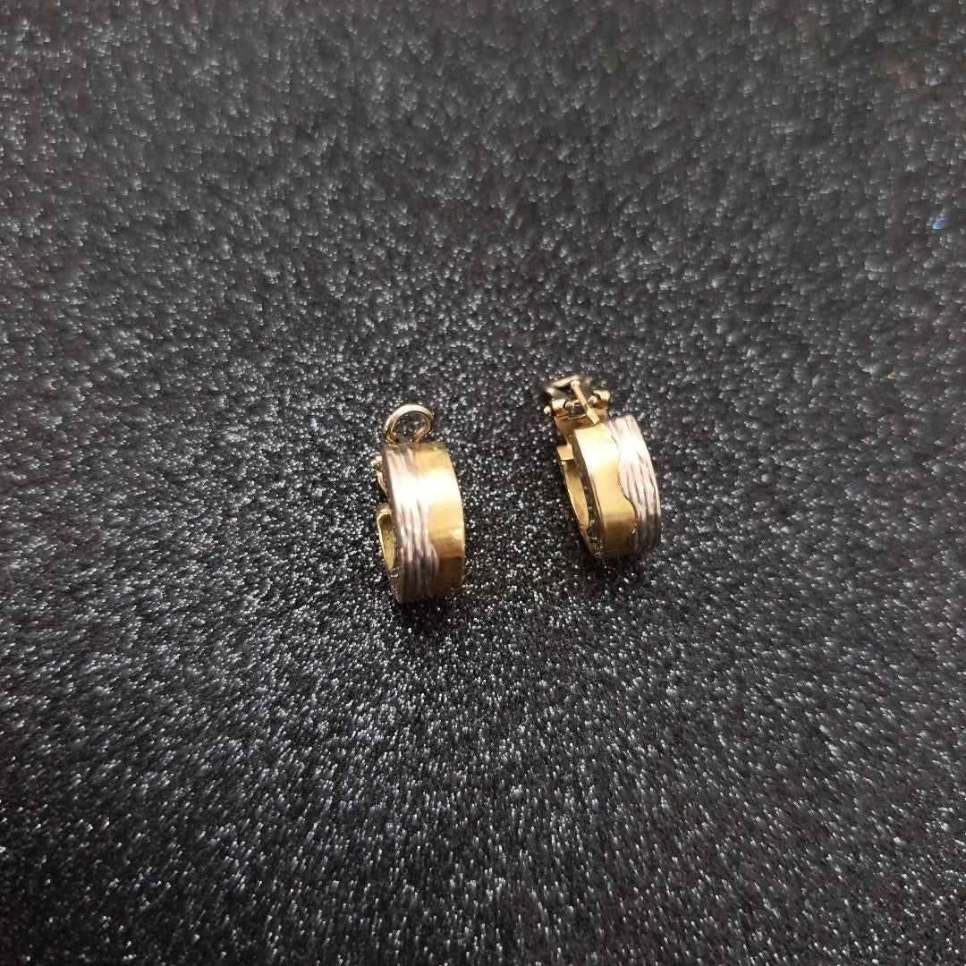 ARETES PAR ORO 14 K 6.1 GRMS (SEMINUEVO)