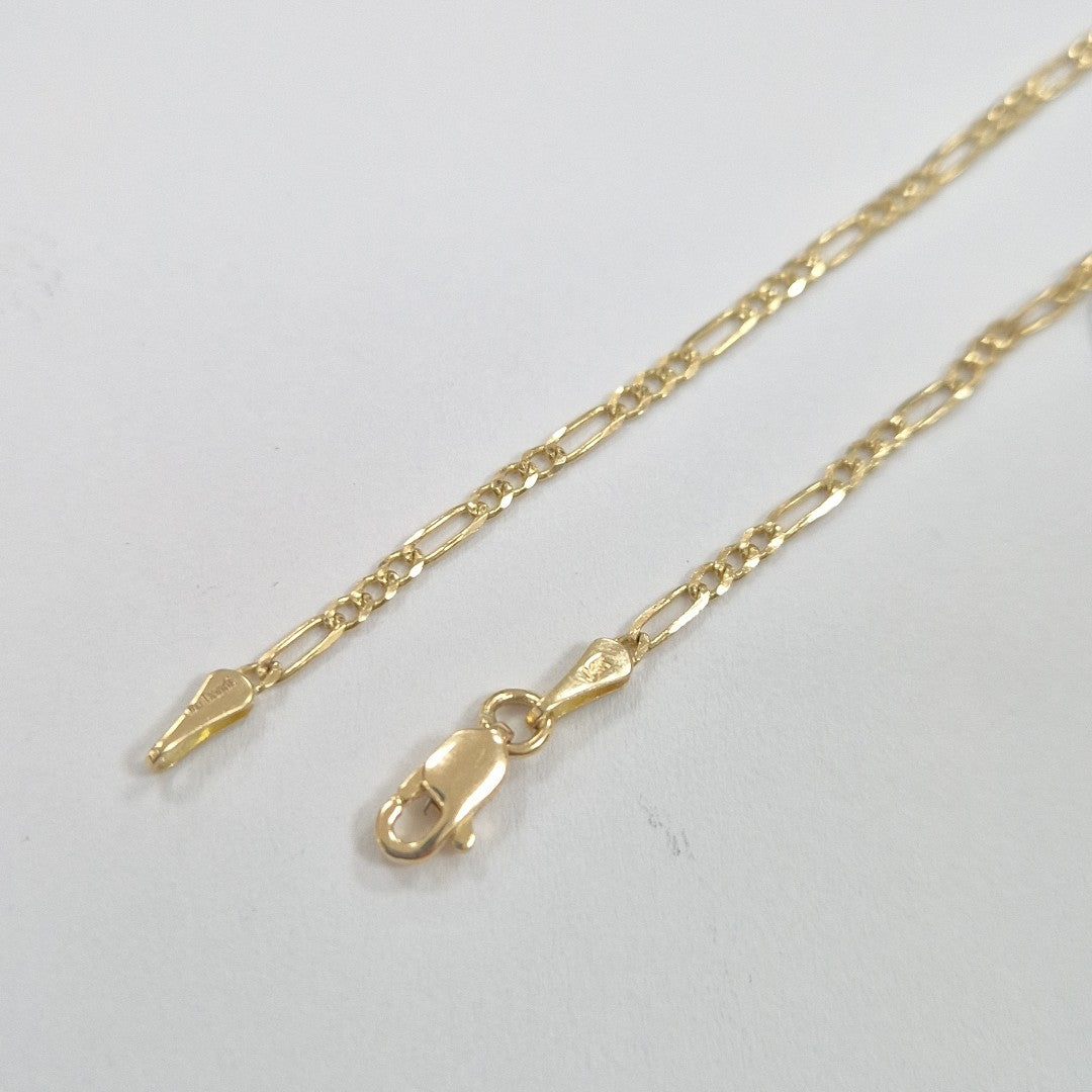 PULSERAS 3X1 ORO 14K 18 CM 1.5 GR (NUEVO)