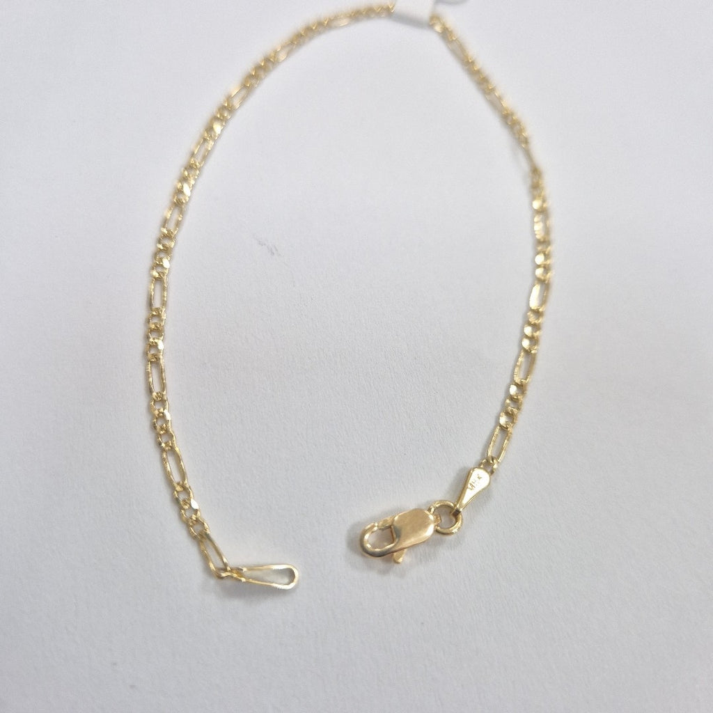 PULSERAS 3X1 ORO 14K 18 CM 1.5 GR (NUEVO)
