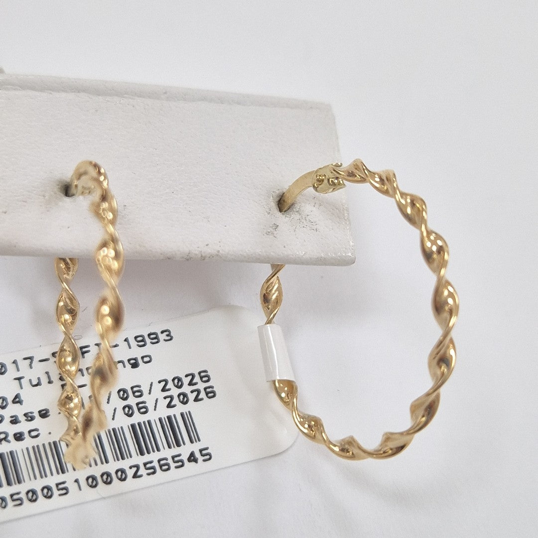 ARRACADAS ORO 14K 1.5 (NUEVO)