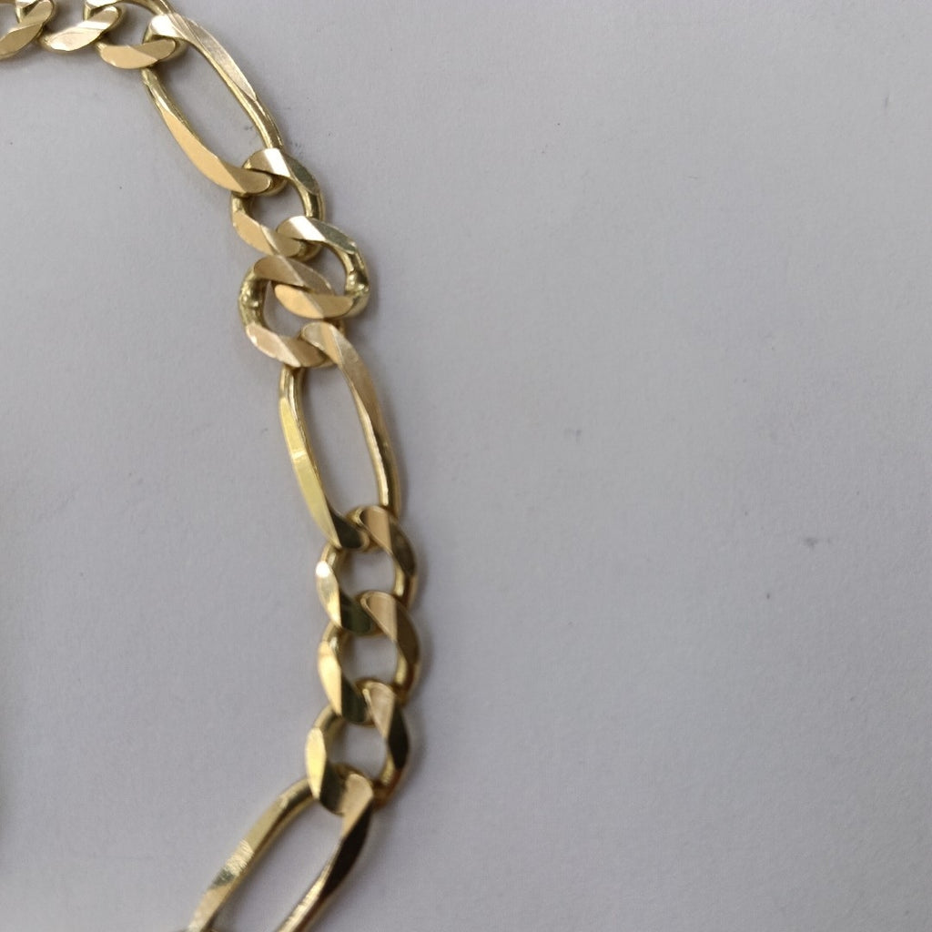 PULSERAS TEJIDO 3X1 ORO 14K 21 CM 9.9 GR (NUEVO)