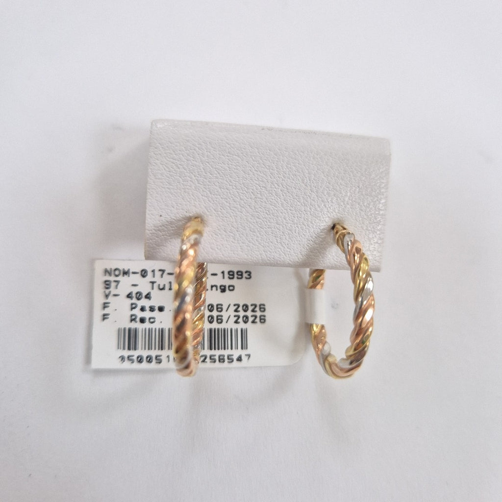 ARRACADAS ORO 14K 1.4 (NUEVO)
