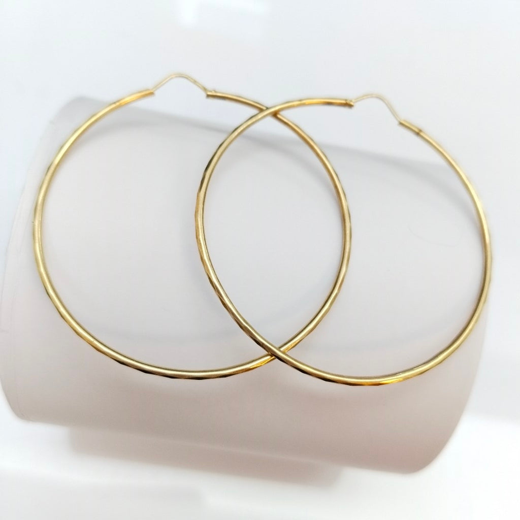 ARRACADAS PAR ORO 14 K 4.6 GRMS (SEMINUEVO)