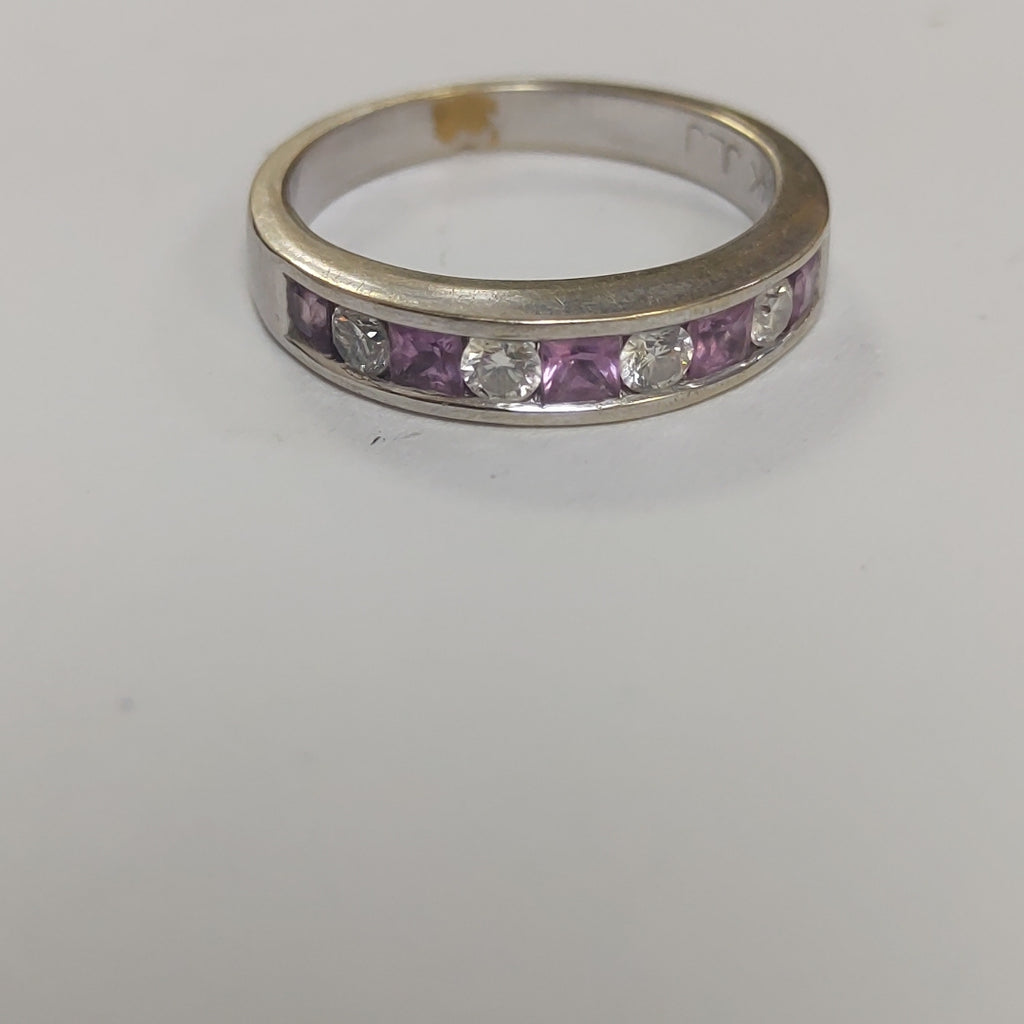 ANILLITO ORO BLANCO 14 K 4 GRMS (SEMINUEVO)