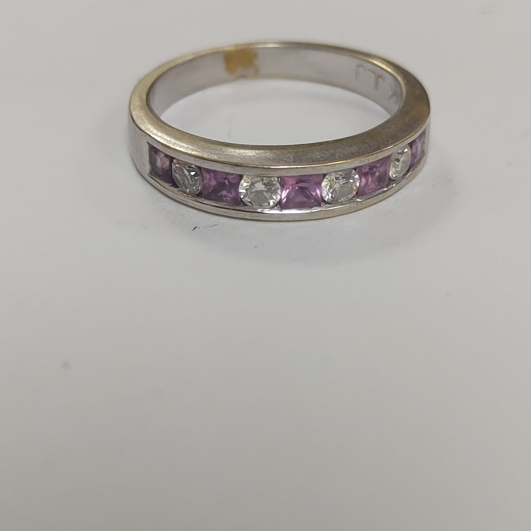 ANILLITO ORO BLANCO 14 K 4 GRMS (SEMINUEVO)