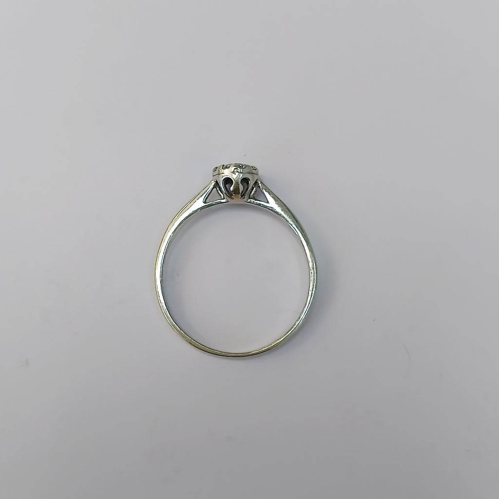 ANILLITO ORO BLANCO 14 K 1.8 GRMS (SEMINUEVO)
