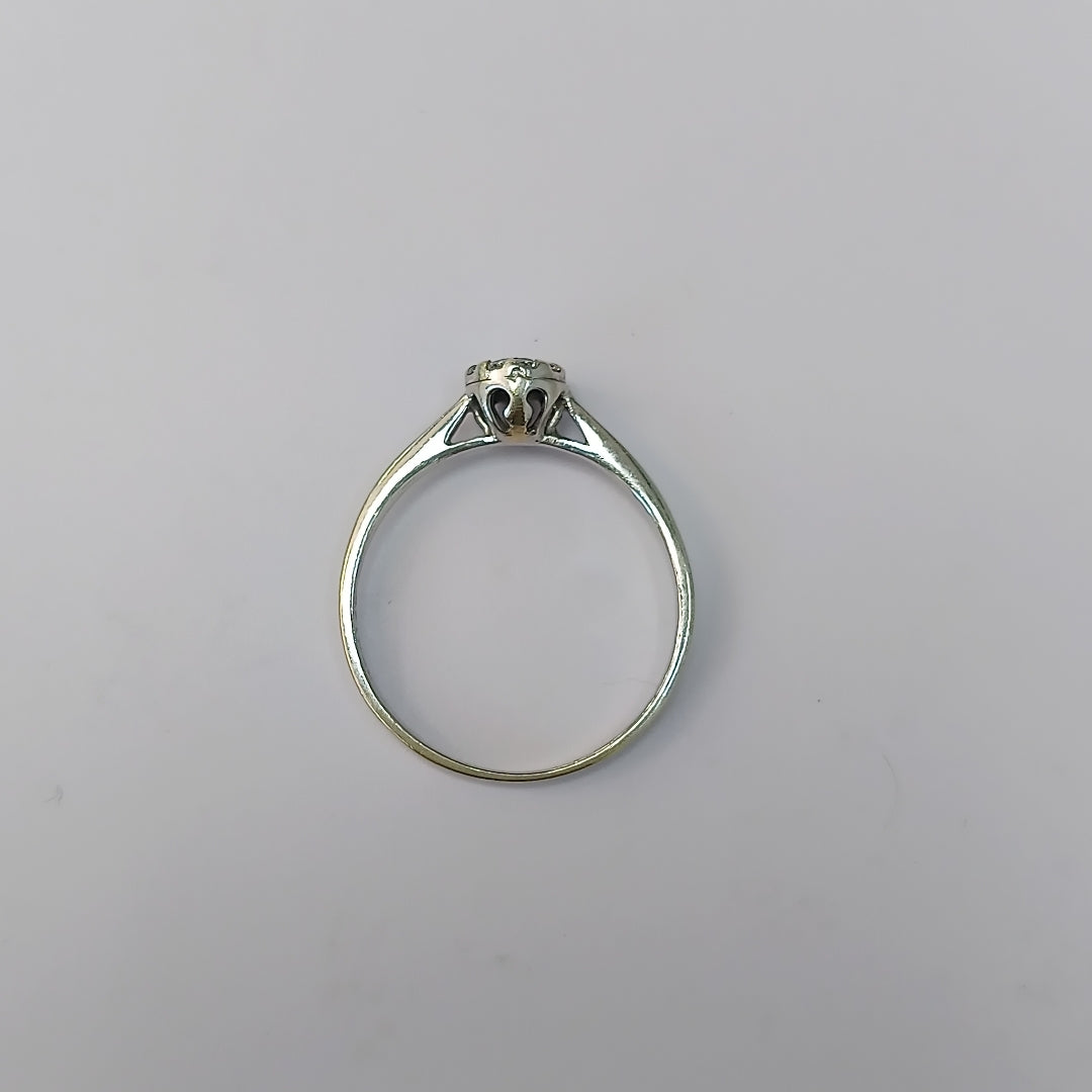 ANILLITO ORO BLANCO 14 K 1.8 GRMS (SEMINUEVO)