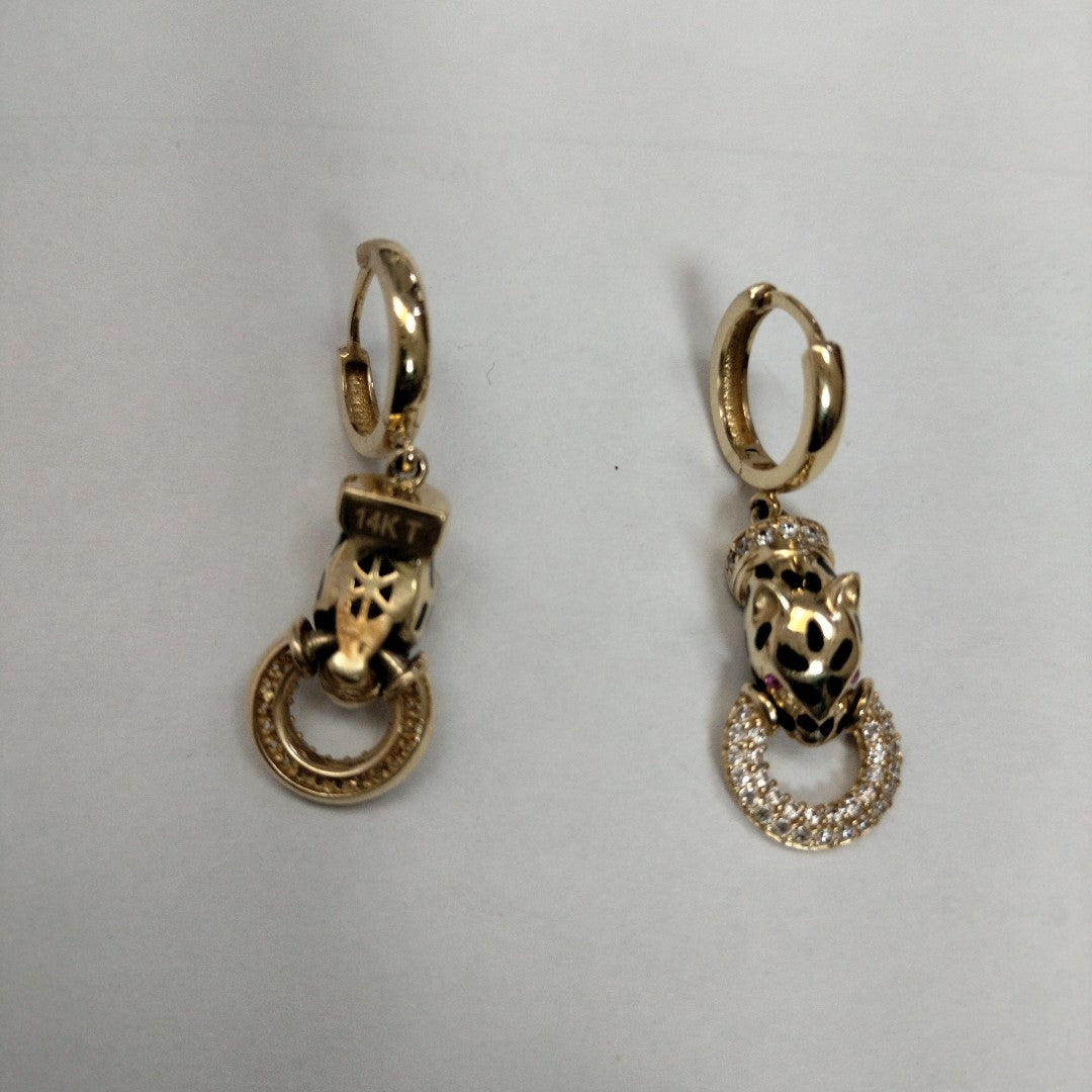 ARRACADAS PAR ORO 14 K 5,70 GRMS (SEMINUEVO)