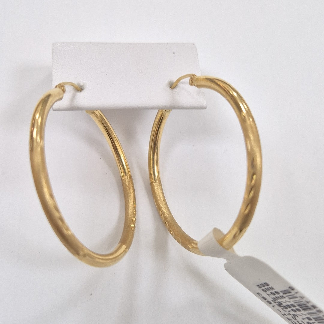 ARRACADAS PAR ORO 14 K 2.5 GRMS (SEMINUEVO)