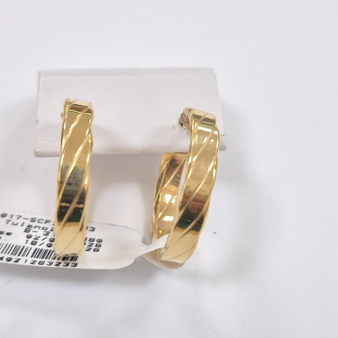 ARRACADAS PAR ORO 14 K 5 GRMS (SEMINUEVO)