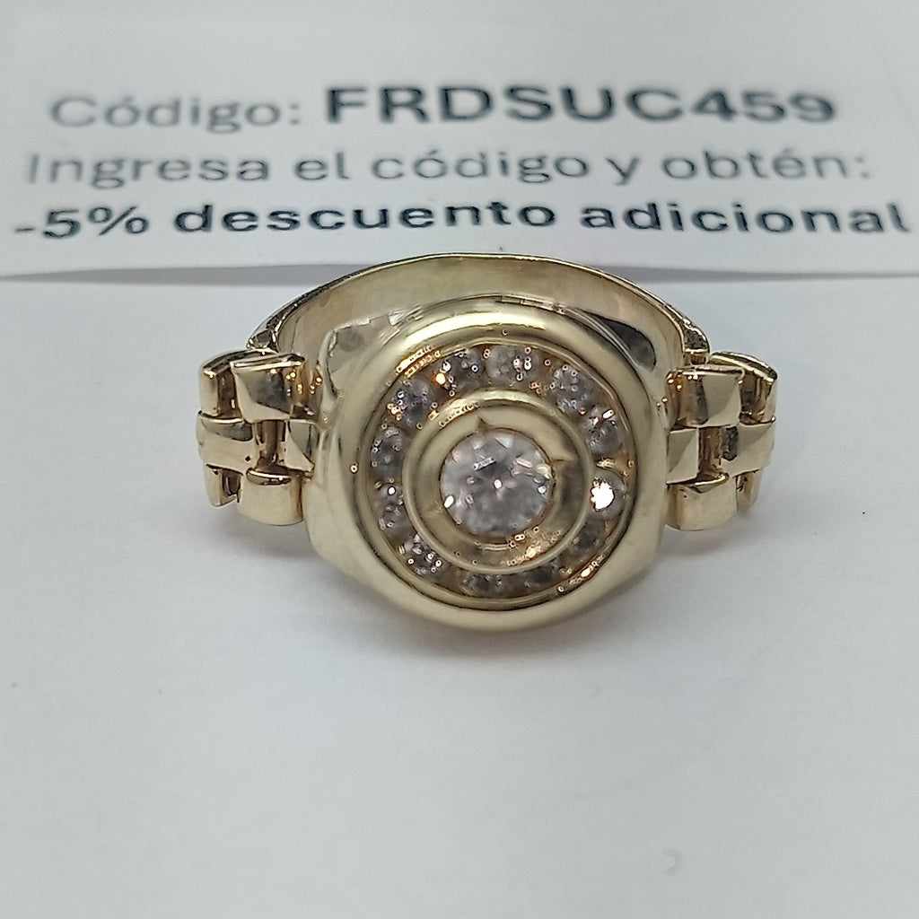 ANILLO ORO 14 K 6.7 GRMS (SEMINUEVO)