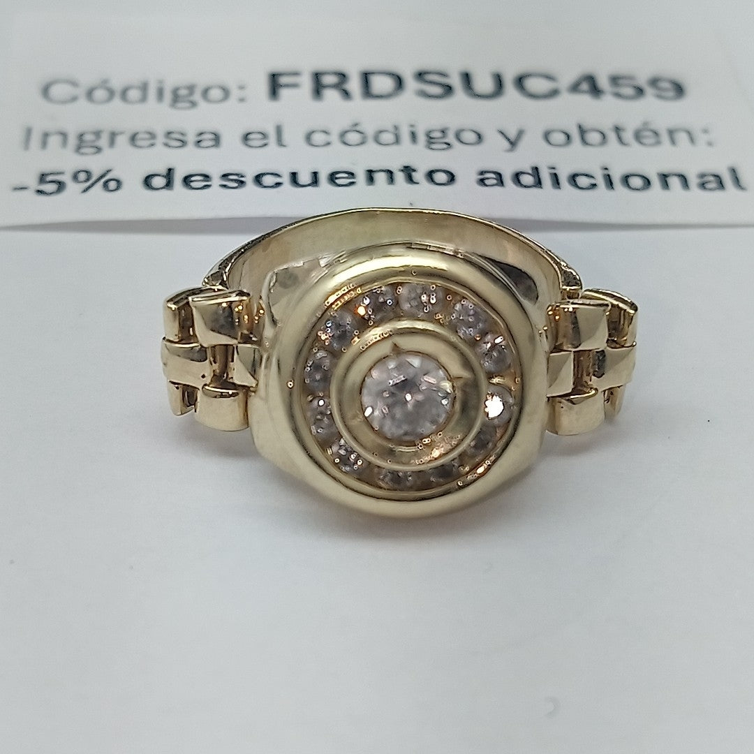 ANILLO ORO 14 K 6.7 GRMS (SEMINUEVO)