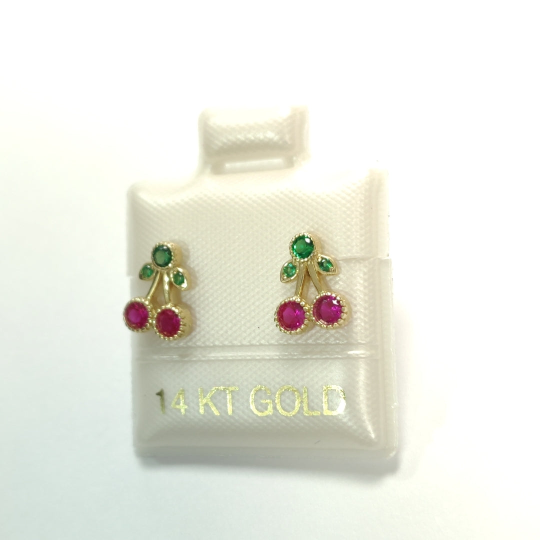 BROQUELES ORO 14K 1 (NUEVO)