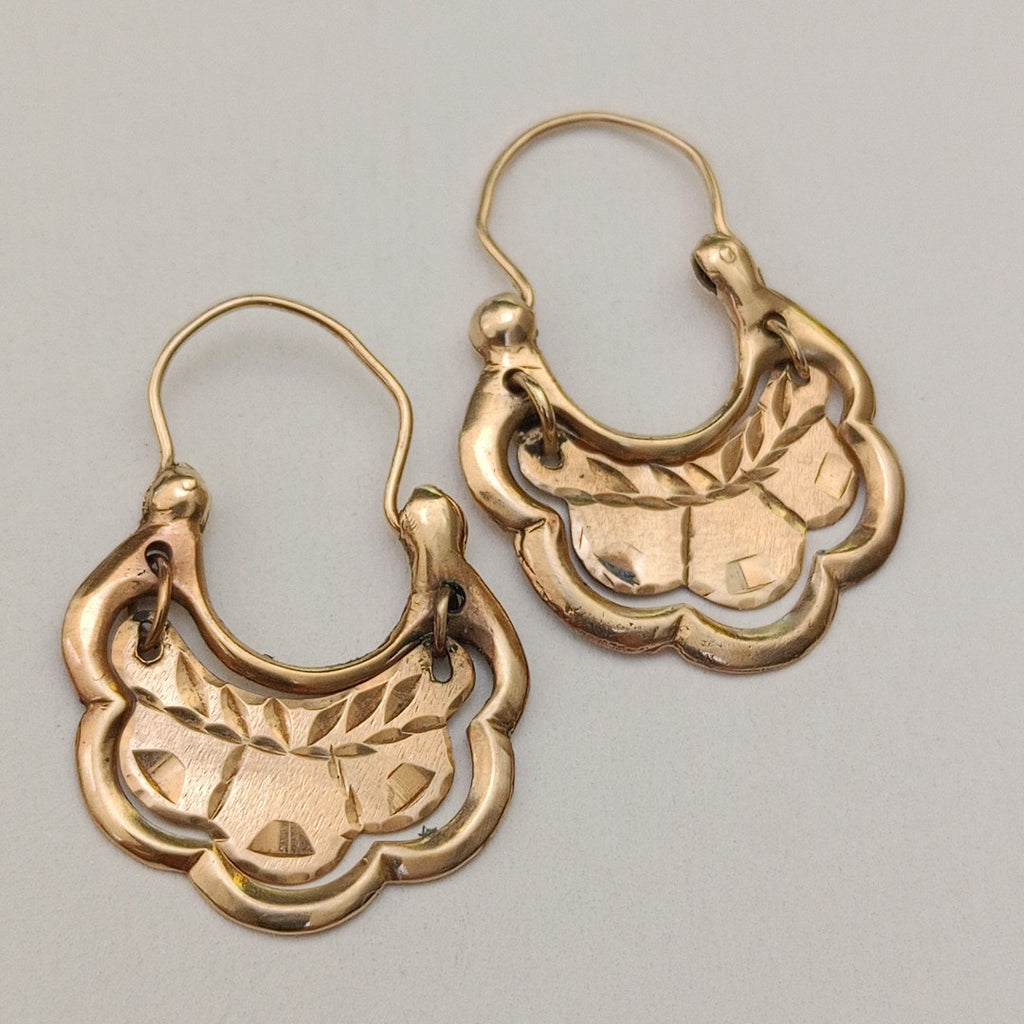 ARRACADAS PAR ORO 10 K 3,70 GRMS (SEMINUEVO)