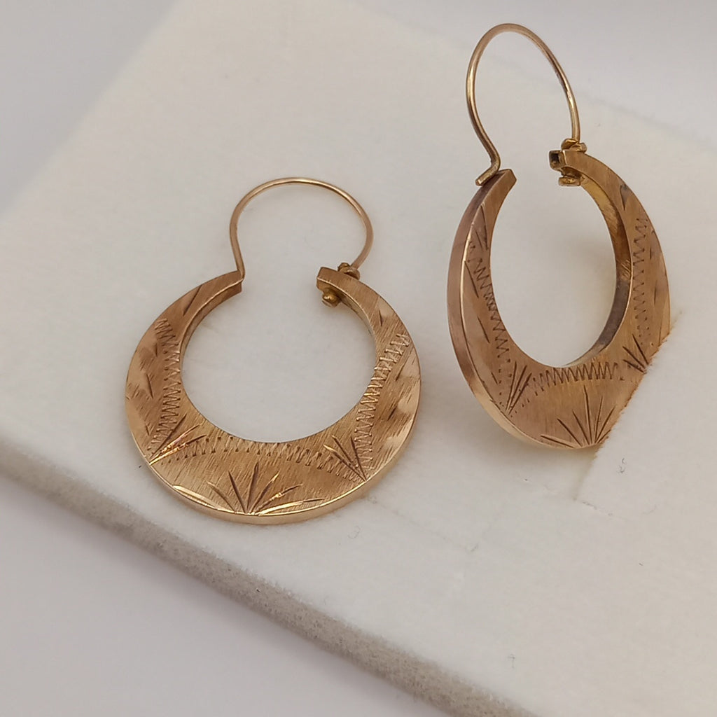 ARRACADAS PAR ORO 10 K 2,90 GRMS (SEMINUEVO)