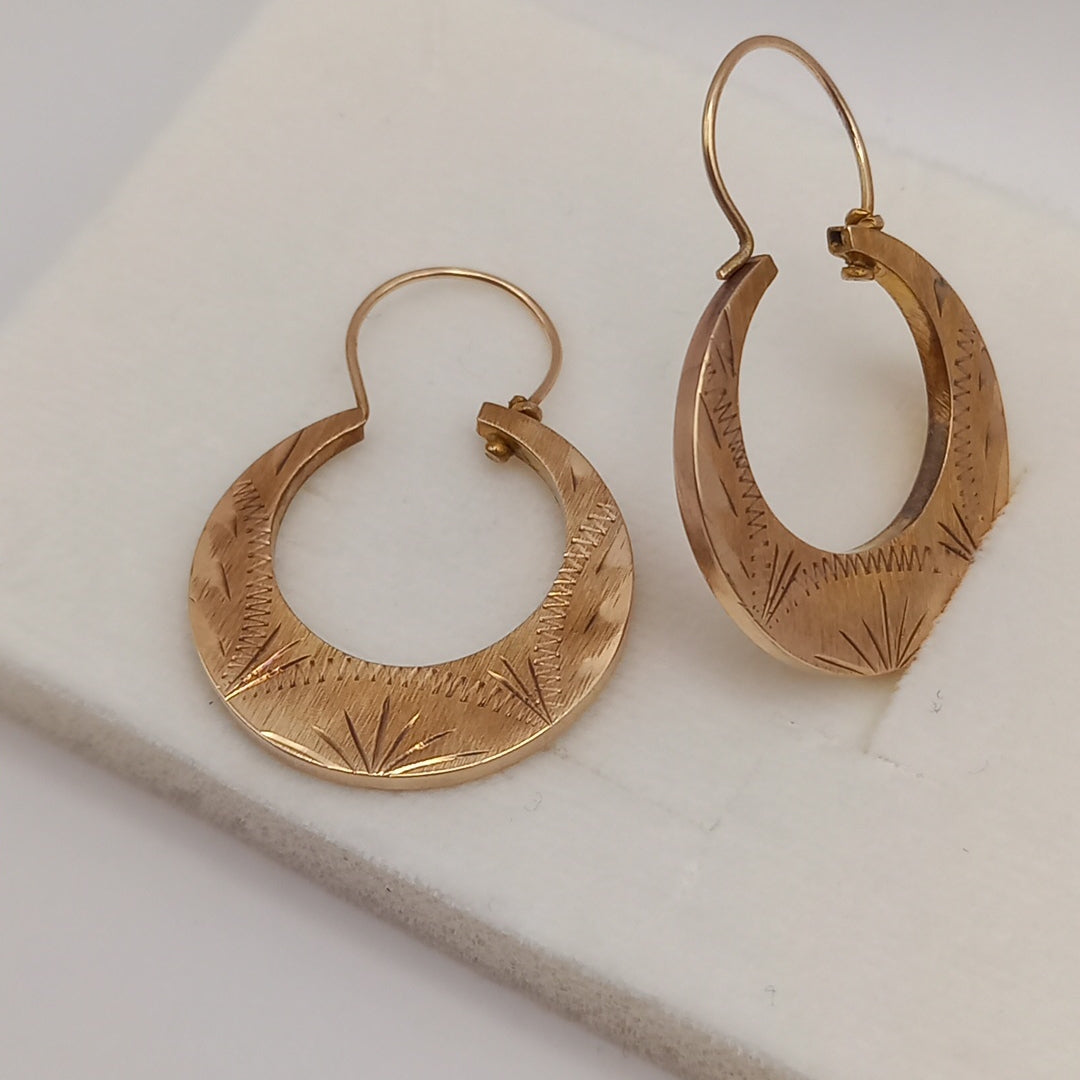 ARRACADAS PAR ORO 10 K 2,90 GRMS (SEMINUEVO)
