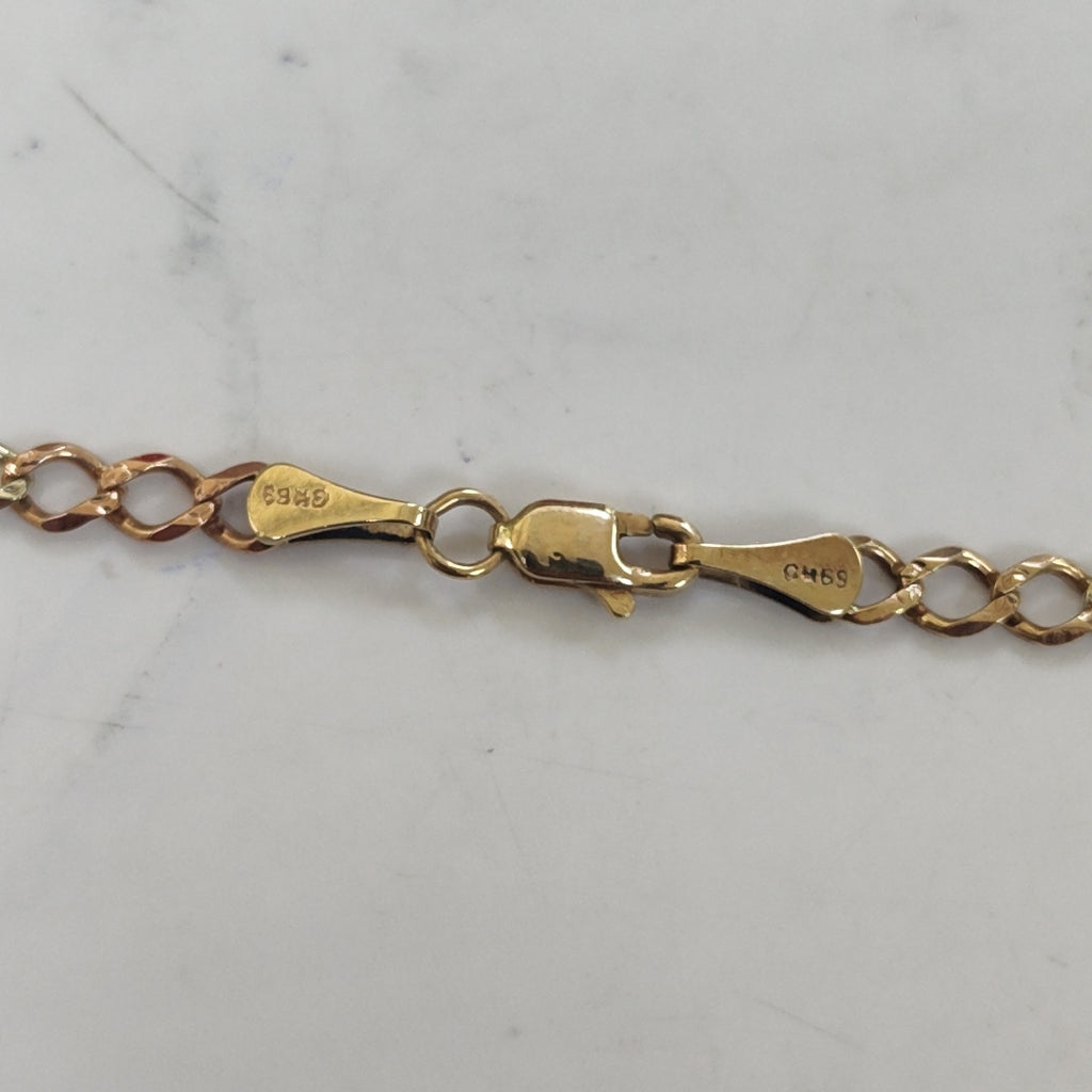 CADENA ORO COMBINADO 10 K 7 GRMS (SEMINUEVO)